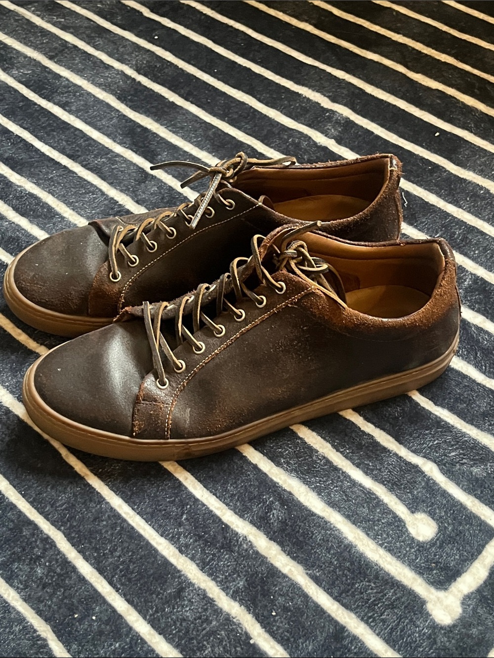Thursday Boot Company Heritage Cacao Men's Brown Leather Low-Top Sneakers